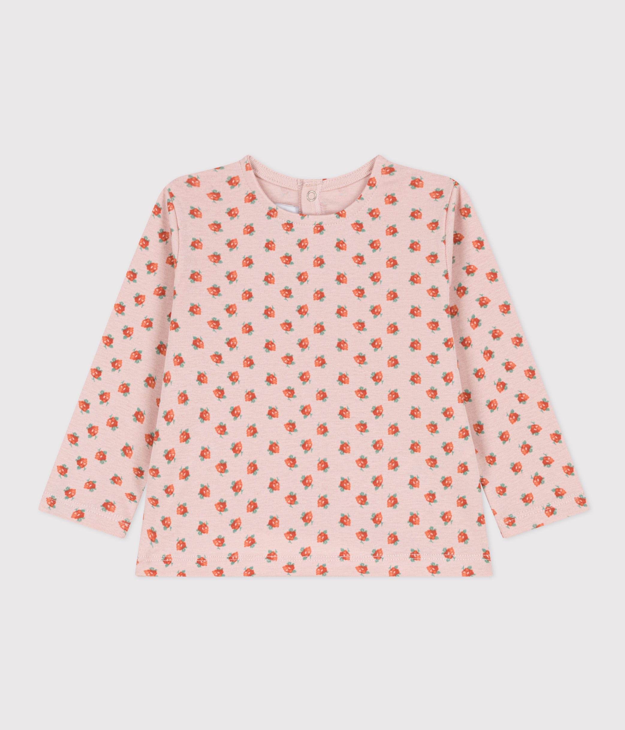 T-shirt Petit Bateau Bébé Garçon – En Coton, Rayures, Col Américain, Manches Courtes