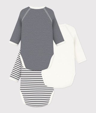BABY BOY'S ORGANIC COTTON BODYSUIT - 3-PACK