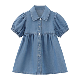 BABY GIRL'S TENCEL SHORT SLEEVE DRESS