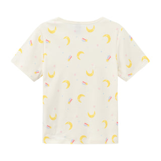 GIRL'S COTTON SHORT SLEEVED PYJAMAS