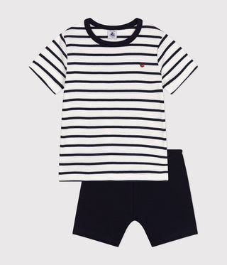 BOY'S ORGANIC COTTON PYJACOURT SLEEP AND LOUNGEWEAR