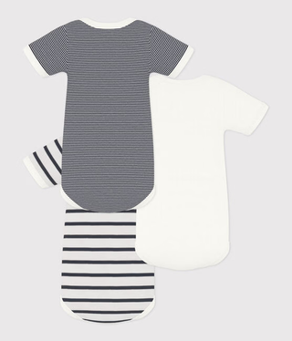 BABY BOY'S ORGANIC COTTON BODYSUIT - 3-PACK