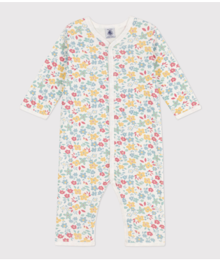 BABIES' PRINTED FOOTLESS COTTON SLEEPSUIT