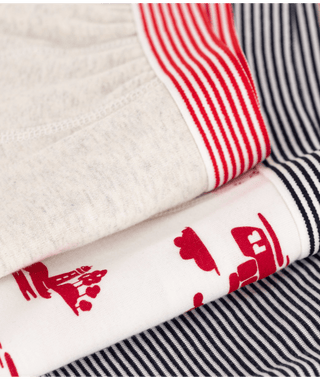 BOY'S COTTON BOXER SHORTS - 3-PACK