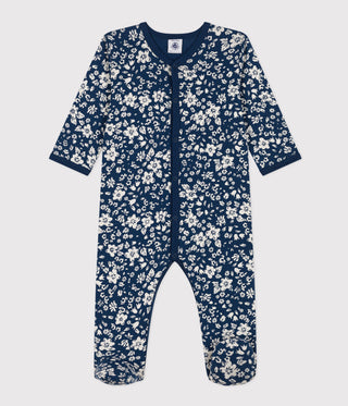 BABY GIRL'S FLORAL ORGANIC COTTON BODYJAMA