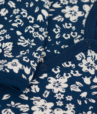 BABY GIRL'S FLORAL ORGANIC COTTON BODYJAMA