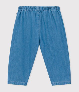 BABY BOY'S ORGANIC COTTON LIGHT DENIM PANTS