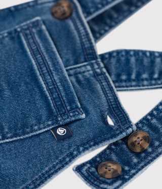 BABY BOY'S COTTON DENIM DUNGAREES