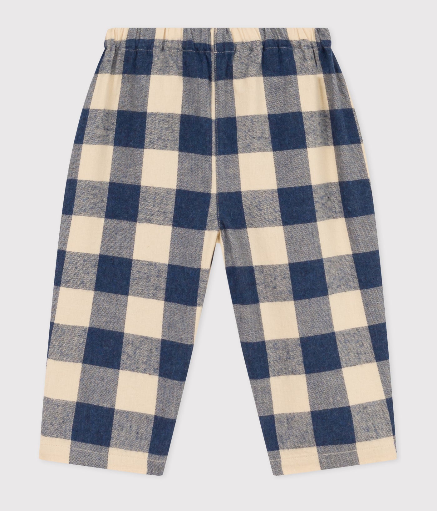 BABIES' CHECKED FLANNEL TROUSERS