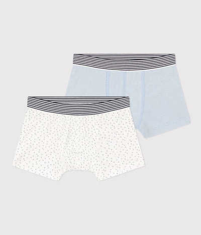 BOYS' STAR COTTON BOXER SHORTS - 2-PACK