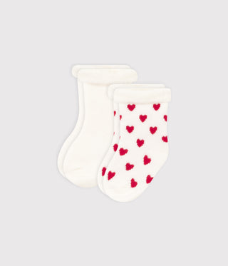 NEWBORN BABY UNISEX ORGANIC COTTON SOCKS- 2-PACK