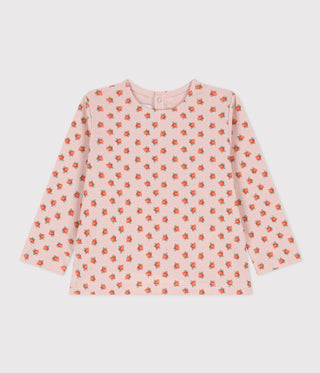 BABIES' LONG-SLEEVED COTTON T-SHIRT