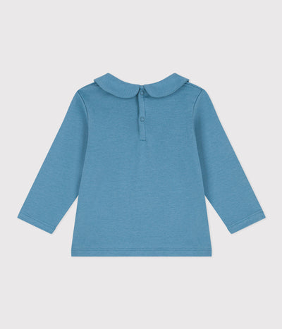 BABIES' LONG-SLEEVED COTTON BLOUSE