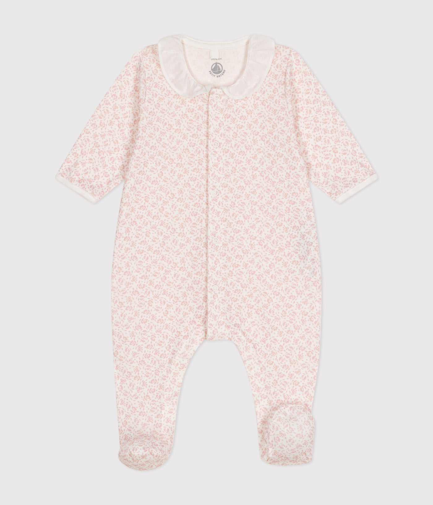 BABIES' FLORAL PRINT COTTON PYJAMAS