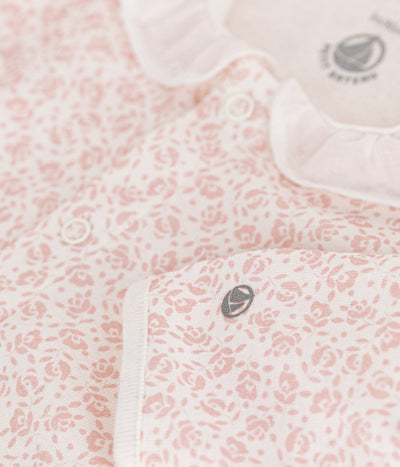 BABIES' FLORAL PRINT COTTON PYJAMAS