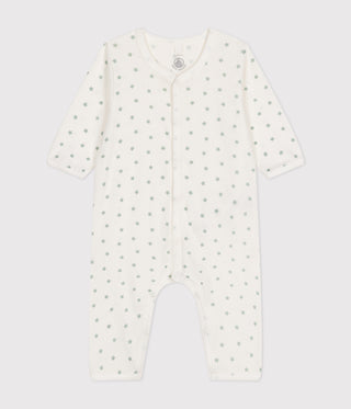BABY GIRL'S ORGANIC COTTON SLEEPSUIT