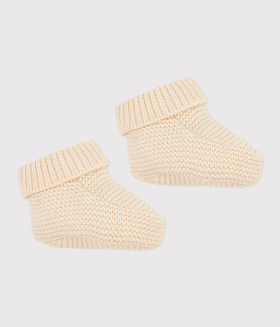 KNIT COTTON BOOTEES