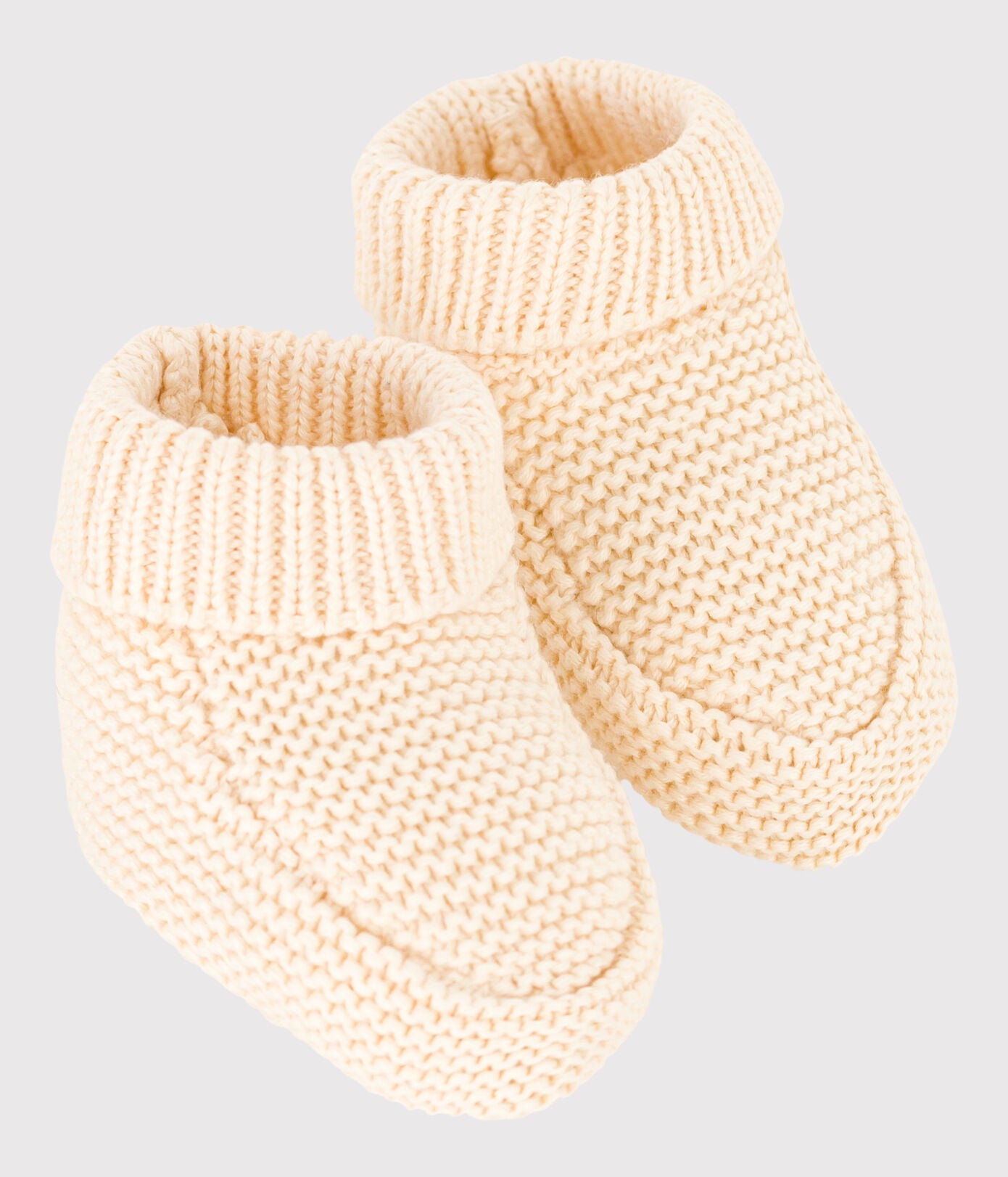 KNIT COTTON BOOTEES