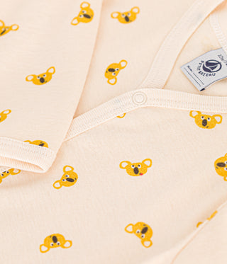BABY UNISEX ORGANIC COTTON FOOTED SLEEPSUIT