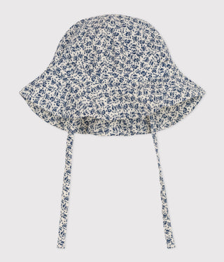 BABY GIRL'S ORGANIC COTTON GAUZE SUN HAT