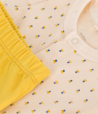 BABY UNISEX LIGHTWEIGHT ORGANIC COTTON JERSEY TOP WITH SHORTS 2 PIECE SET