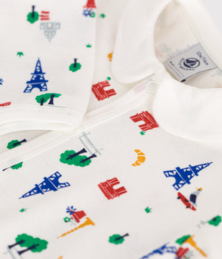 BABY UNISEX ORGANIC COTTON FOOTLESS SLEEPSUIT