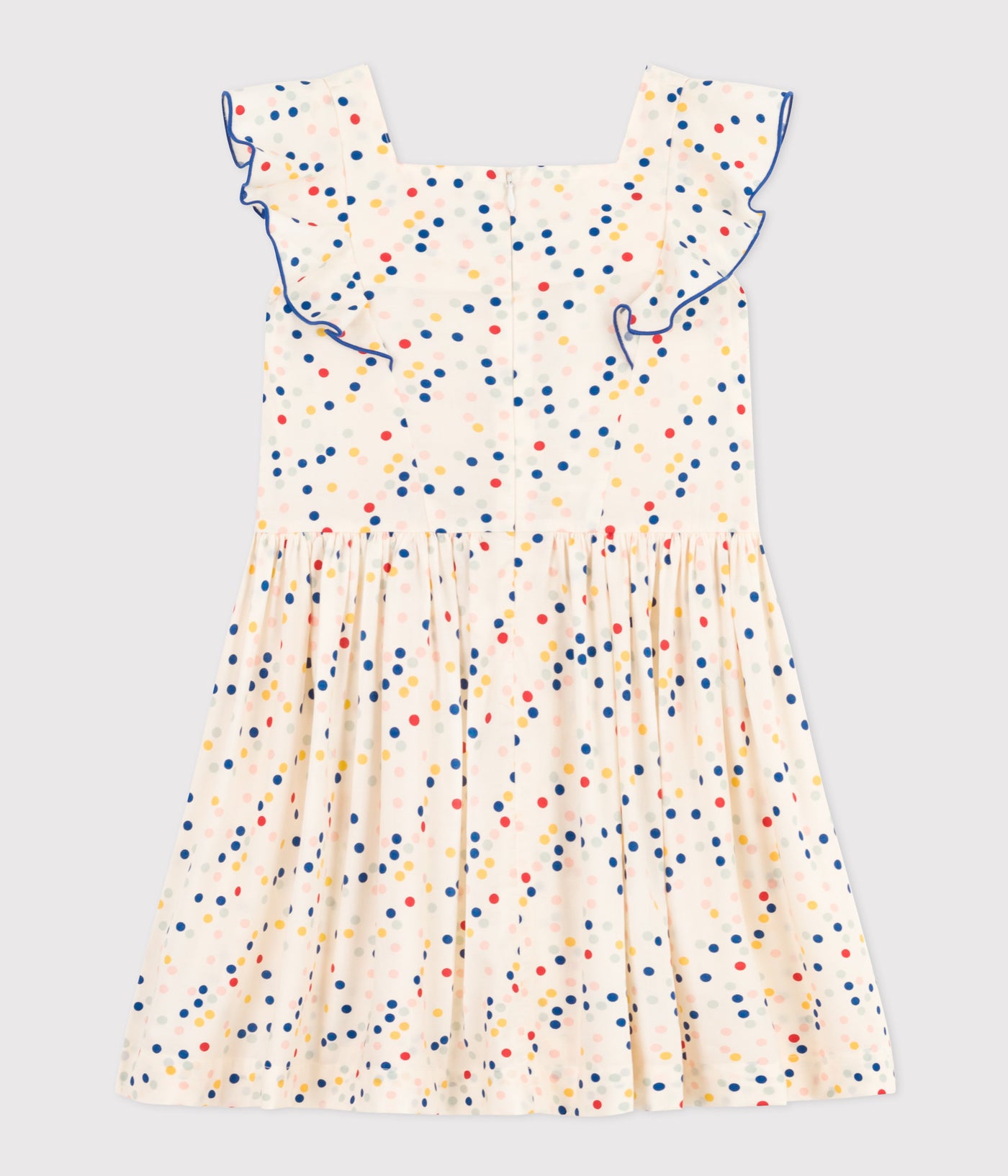 Girls' Sleeveless Printed Poplin Dress