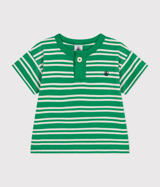 BABY BOY'S ORGANIC COTTON JERSEY T-SHIRT