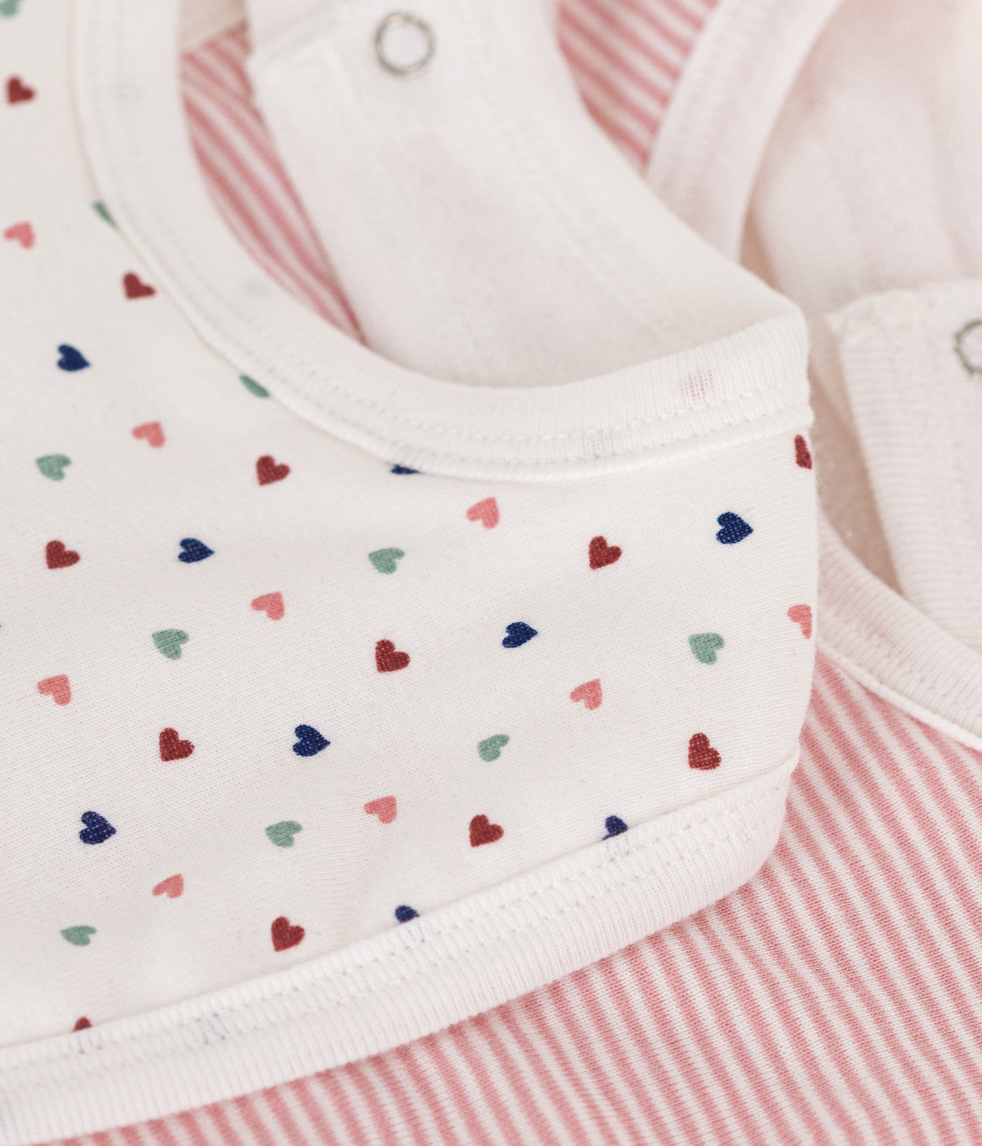 COTTON BABY BIBS - 2-PACK