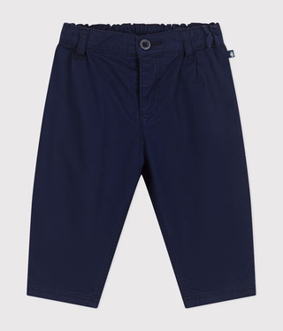 BABY BOY'S ORGANIC COTTON SERGE PANTS