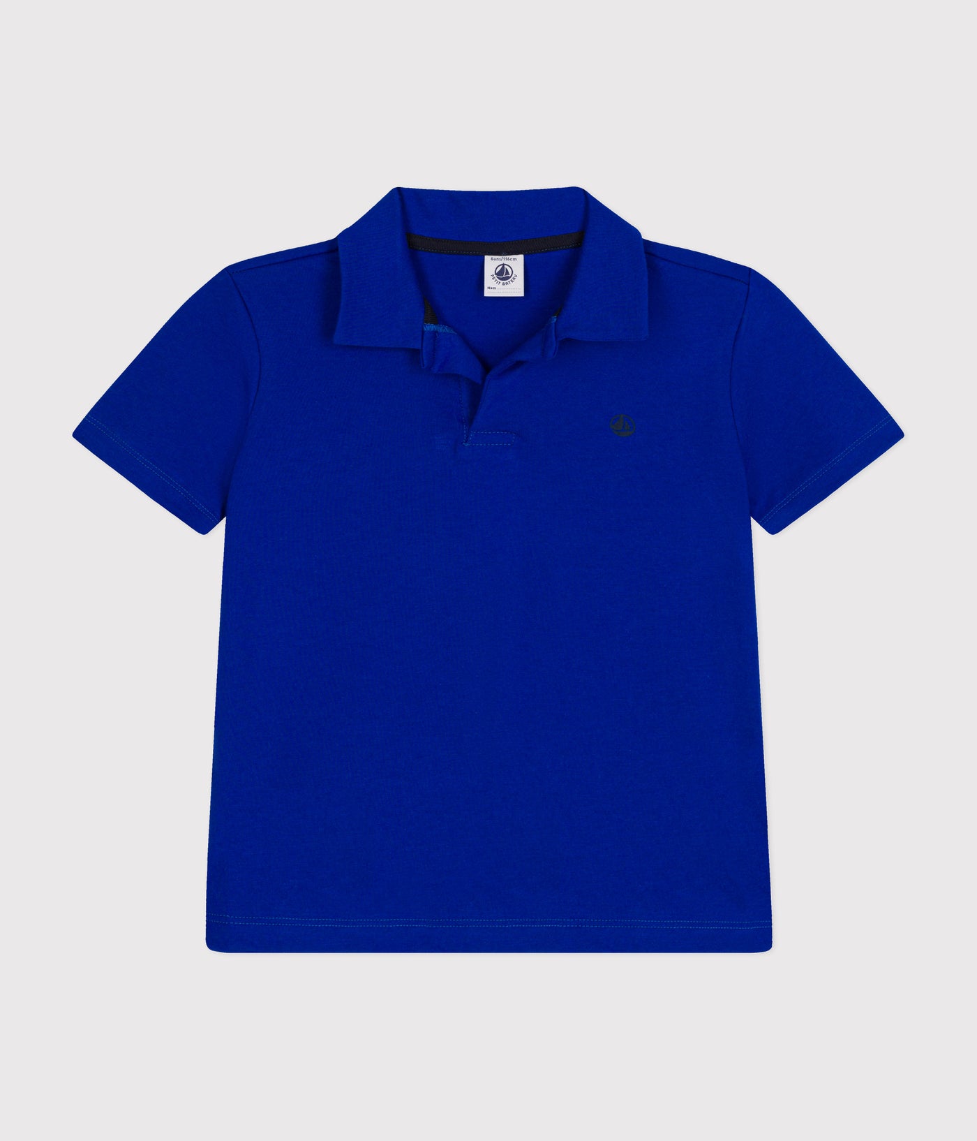 BOYS' SHORT-SLEEVED COTTON POLO SHIRT