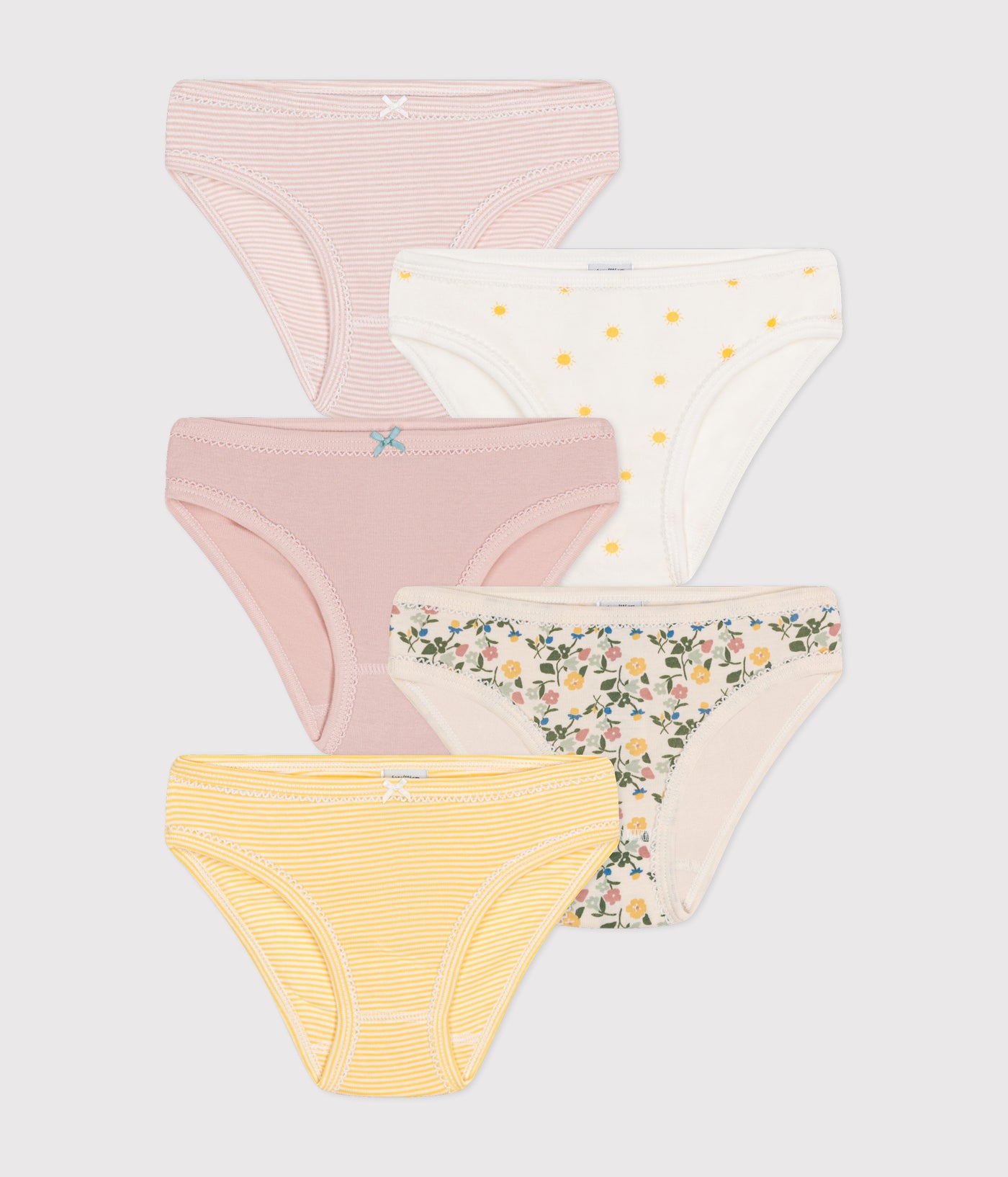 CHILDREN'S COTTON KNICKERS - 5-PACK