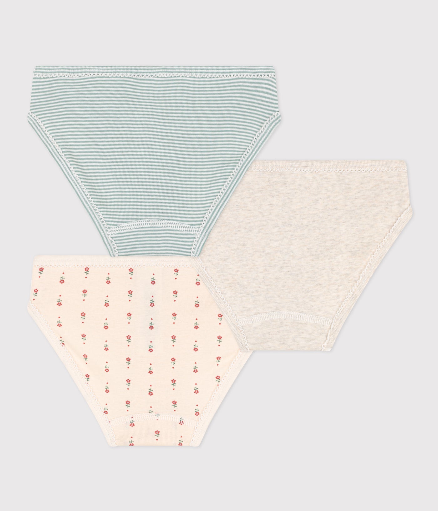 CHILDREN'S COTTON KNICKERS - 3-PACK