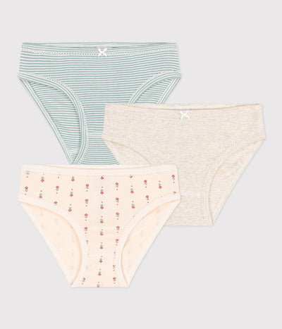 CHILDREN'S COTTON KNICKERS - 3-PACK