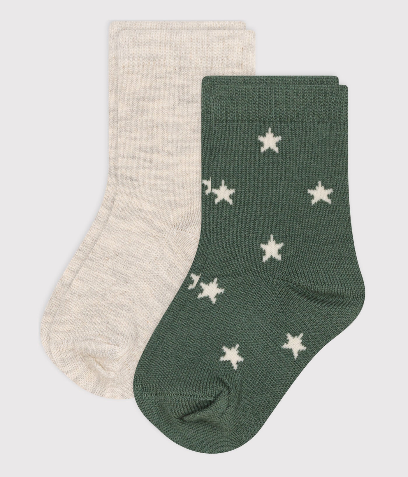 BABIES' STARRY COTTON SOCKS - 2-PACK
