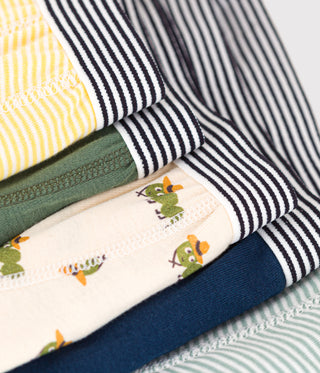 BOY'S ORGANIC COTTON BOXERS - 5-PACK