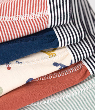 BOY'S ORGANIC COTTON BOXERS - 5-PACK