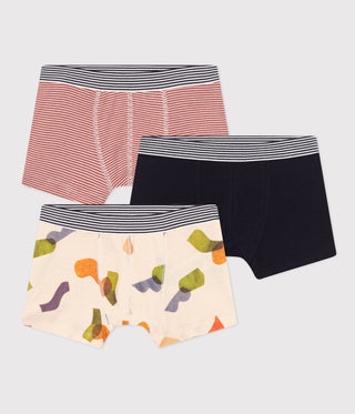 BOY'S ORGANIC COTTON BOXERS - 3-PACK