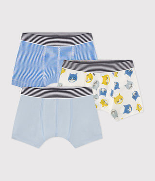 BOY'S ORGANIC COTTON BOXERS - 3-PACK