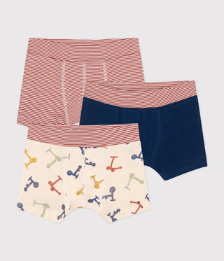 BOY'S ORGANIC COTTON BOXERS - 3-PACK