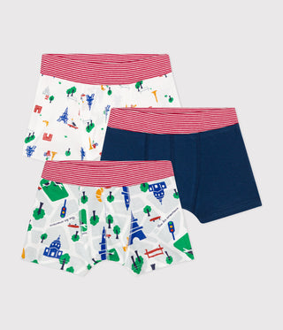 BOY'S ORGANIC COTTON BOXERS - 3-PACK
