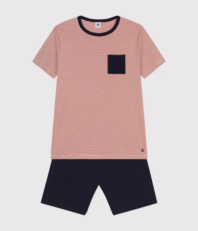 JUNIOR SHORT COTTON PYJAMAS SMOKING/MULTICO