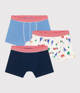 BOY'S ORGANIC COTTON BOXERS - 3-PACK