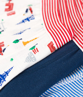 BOY'S ORGANIC COTTON BOXERS - 3-PACK