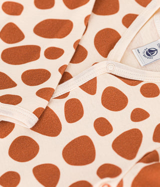 BABY BOY'S ORGANIC COTTON FOOTLESS SLEEPSUIT