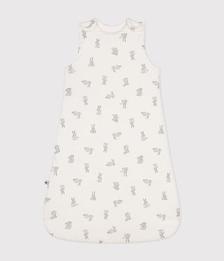 NEWBORN BABY UNISEX COTTON SLEEPING BAG WITH RABBIT PRINT