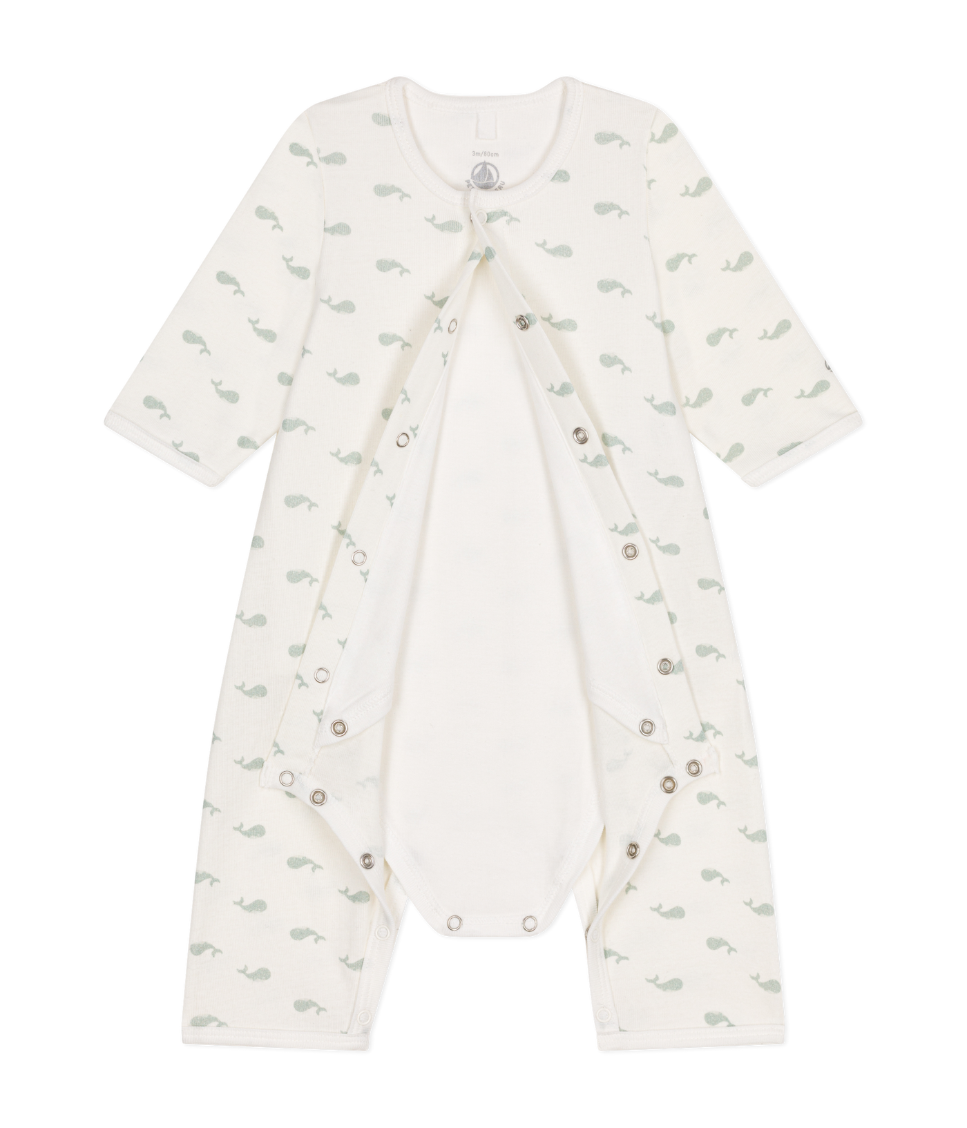 BABIES' FOOTLESS COTTON BODYJAMA