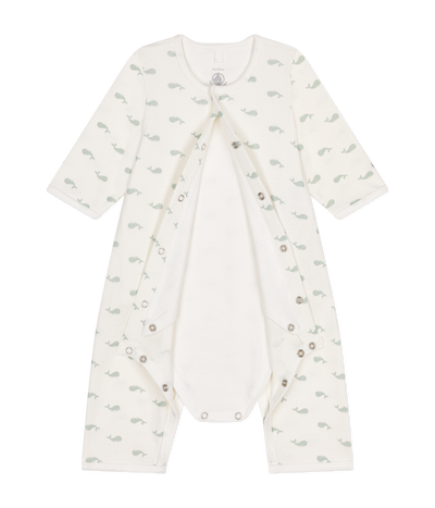 BABIES' FOOTLESS COTTON BODYJAMA