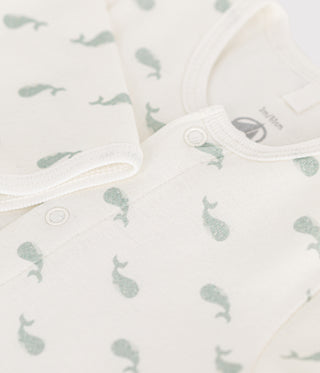 BABY UNISEX ORGANIC COTTON FOOTLESS SLEEPSUIT
