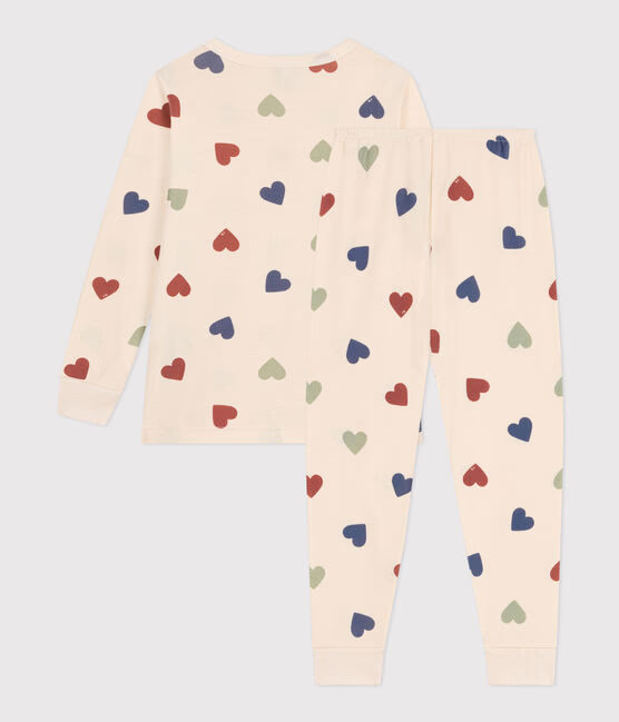 CHILDREN'S HEART PRINTED COTTON PYJAMAS